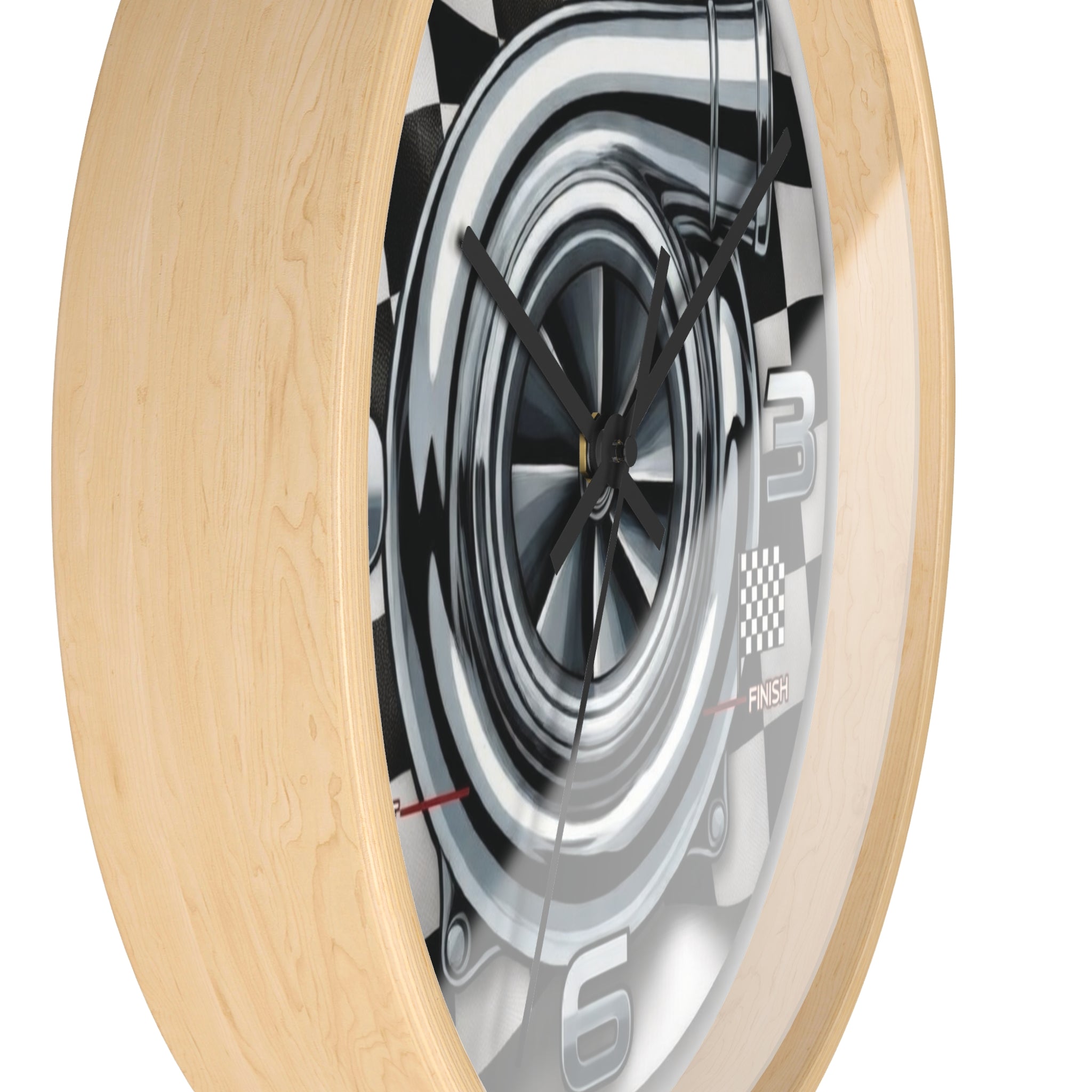 Hcc's - Turbo "Racing Time" Wall Clock