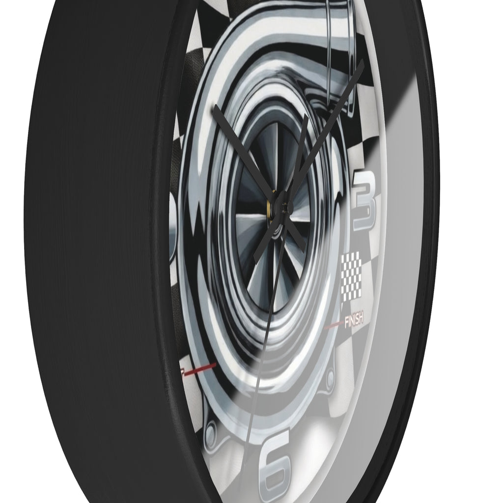 Hcc's - Turbo "Racing Time" Wall Clock