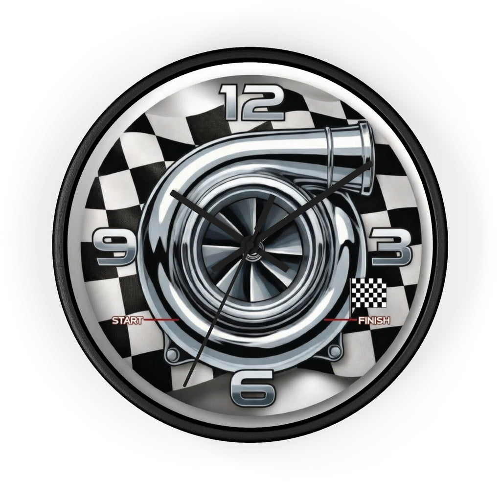 Hcc's - Turbo "Racing Time" Wall Clock