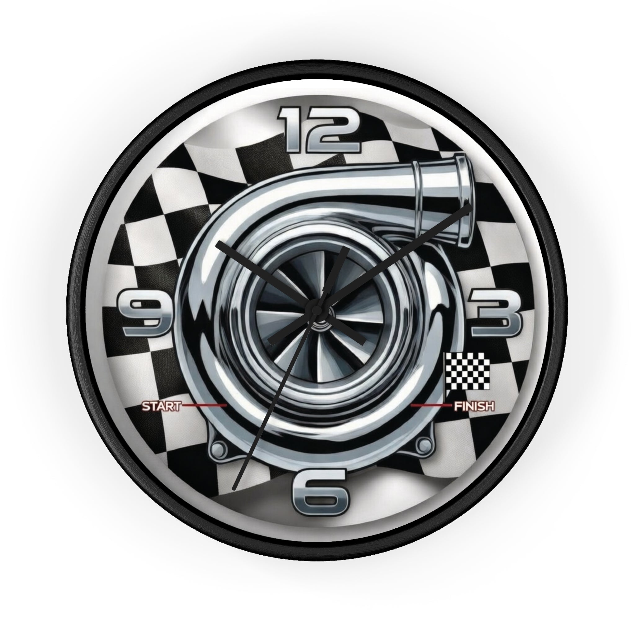 Hcc's - Turbo "Racing Time" Wall Clock