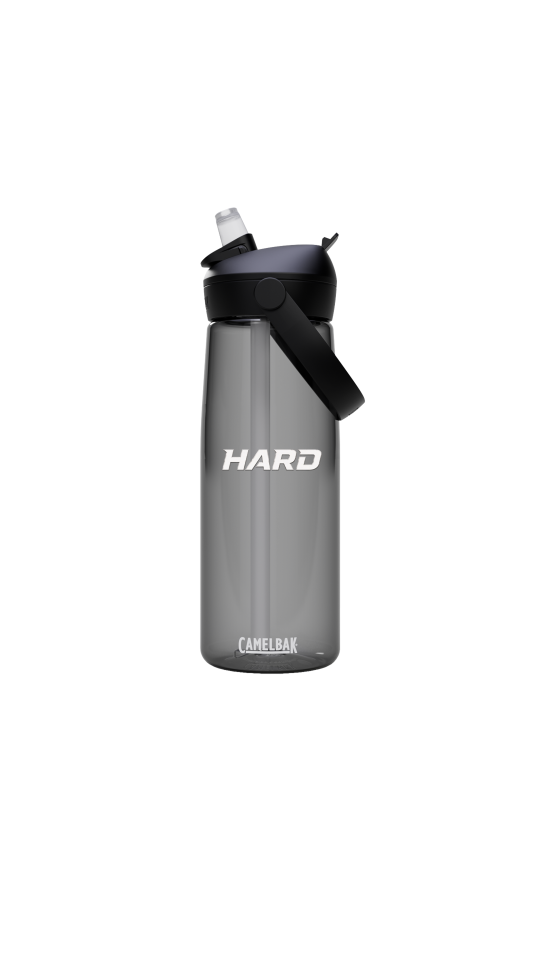 25oz CamelBak Flip Straw Water Bottle — 'HARD' Bold Logo Tritan Renew Bottle