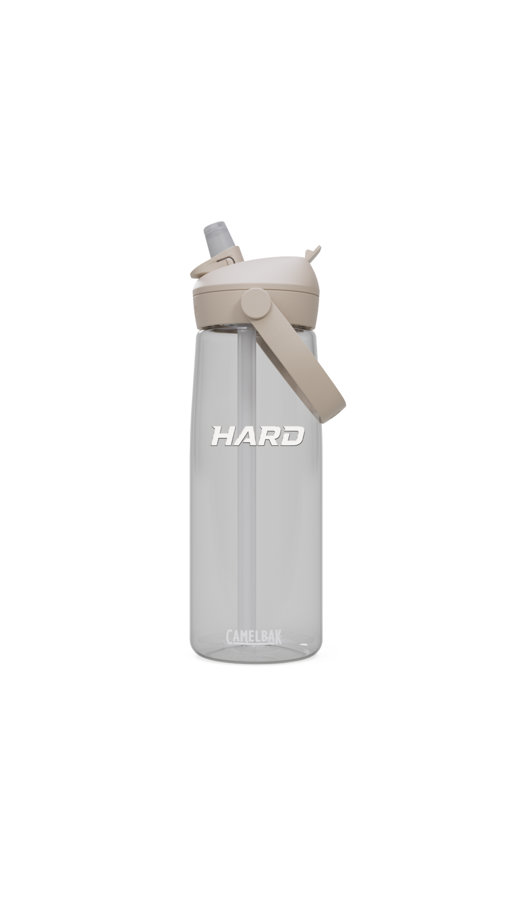 25oz CamelBak Flip Straw Water Bottle — 'HARD' Bold Logo Tritan Renew Bottle