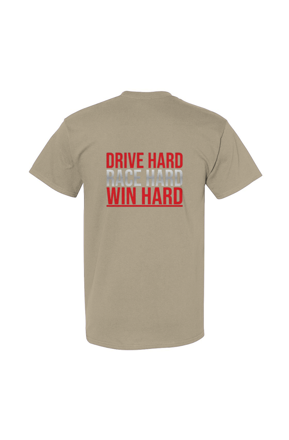 DRIVE_RACE_WIN HARD Cotton T Shirt