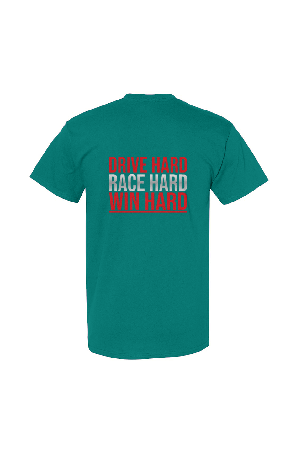 DRIVE_RACE_WIN HARD Cotton T Shirt