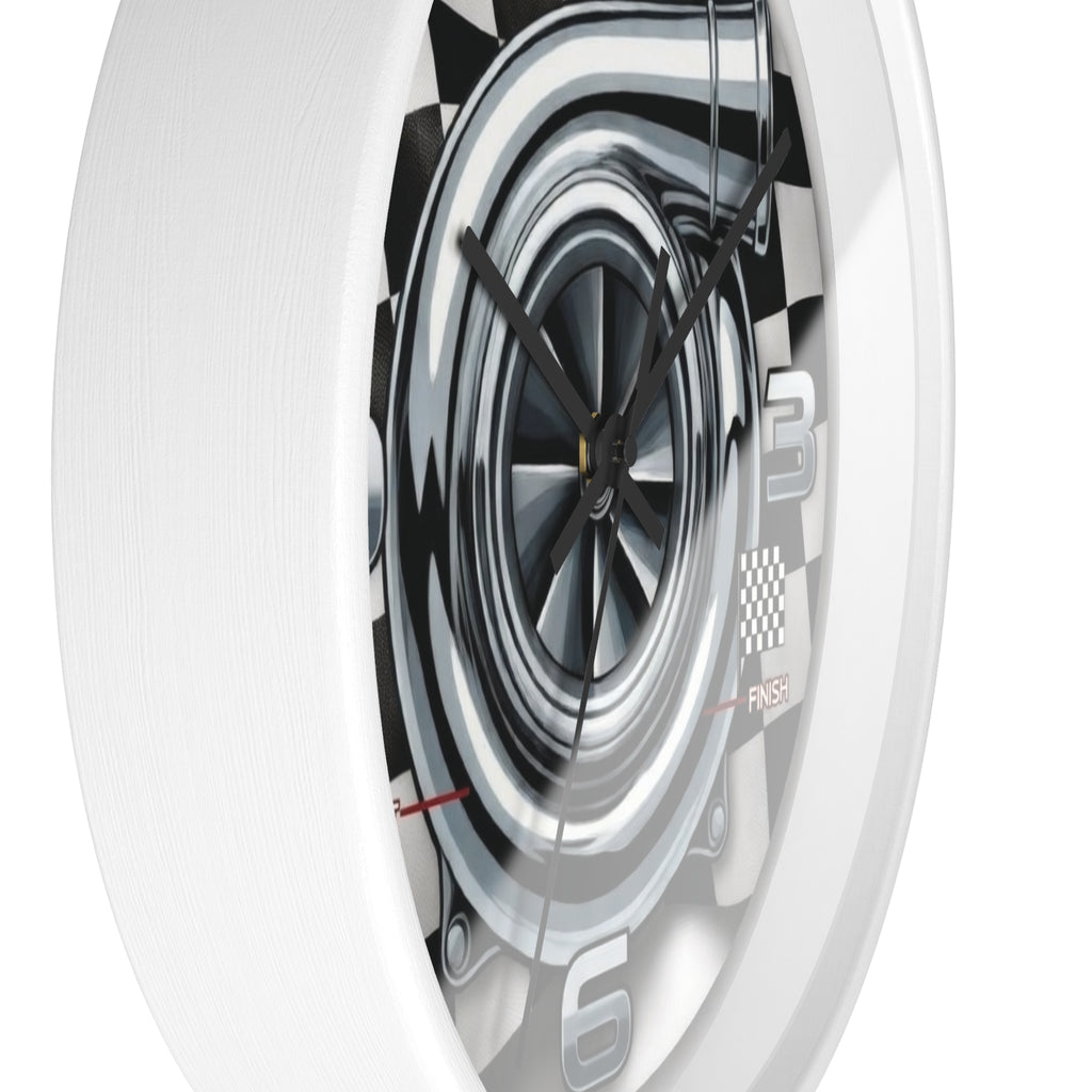 Hcc's - Turbo "Racing Time" Wall Clock